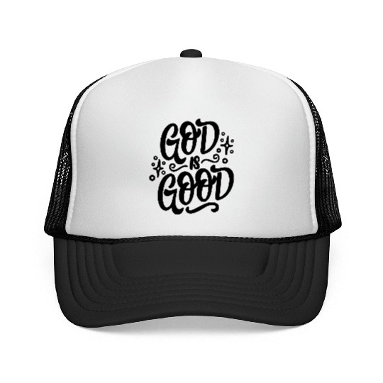 God is Good Trucker Caps