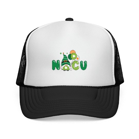 Cute NICU St. Patrick's design Trucker Caps