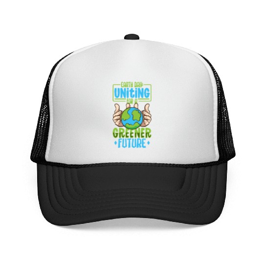 Climate Change Environmental Earth Day Planet Trucker Caps