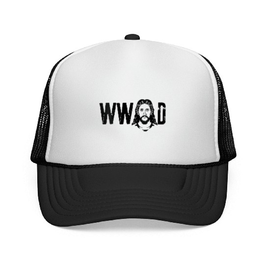 Wwjd Jesus Christ Christian Vbs Trucker Caps