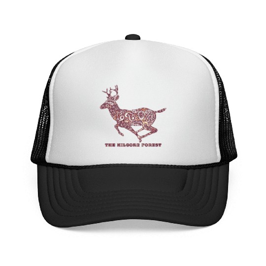 Deer - Maroon Trucker Caps