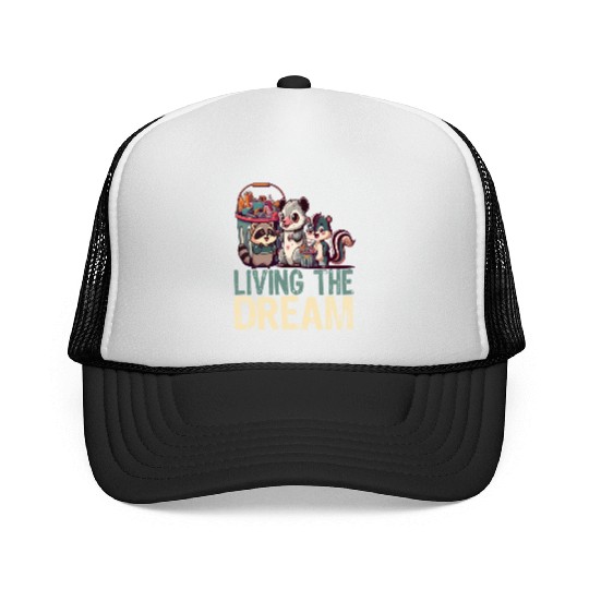 Living The Dream - Cute Anime Kawaii Japanese Love Trucker Caps