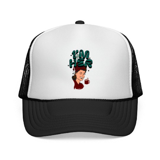 Im Her! Christmas/ Mrs. Claus design Trucker Caps