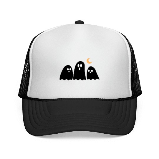 halloween 3 black Trucker Caps