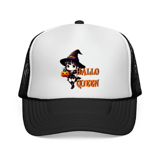 Hallo Queen Witchy little woman Trucker Caps
