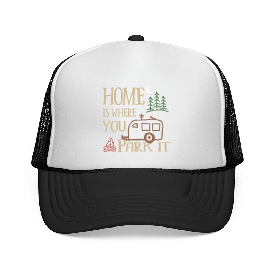 RV Camping Home Trucker Caps
