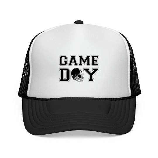Game Day for Men Women Football Sunday Funday Trucker Caps