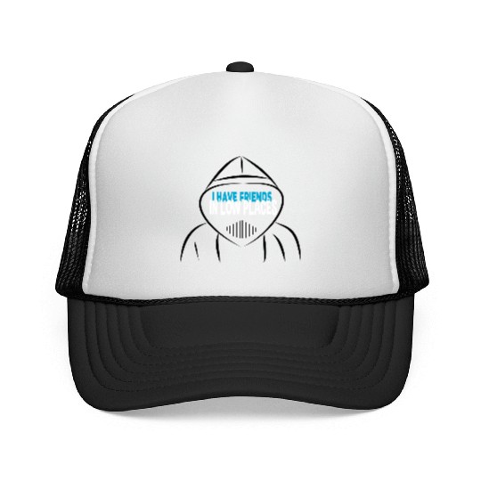 Funny Friends Design For Friendship Day Trucker Caps