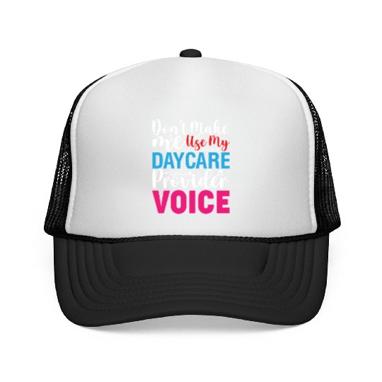 Daycare Provider Childcare Pre-k Teacher Appreciat Trucker Caps