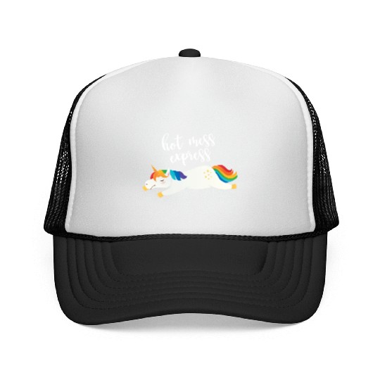 Hot Mess Express Magical Unicorn Trucker Caps