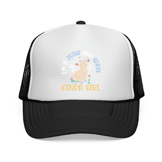Goat Lover Kid Ranch Wool Farm Animal Farming Trucker Caps