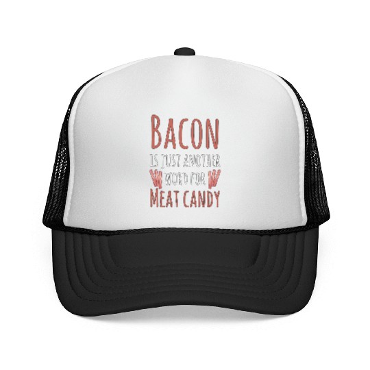 Bacon Meat Candy Trucker Caps
