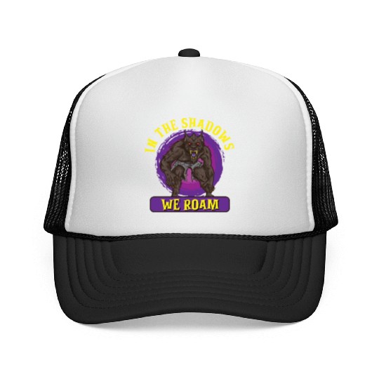 Funny Horror Werewolf Lycanthropy Full Moon Shapes Trucker Caps