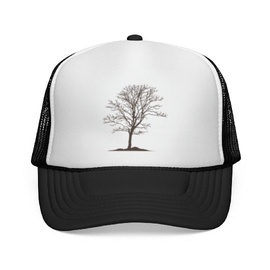 Tree without Leaves Nature Forests Environment Trucker Caps