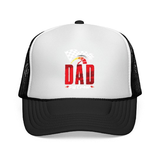 Dad Pit Crew Trucker Caps