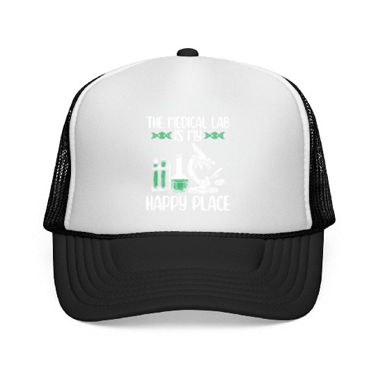 Medical lab technicians | Lab chemistry gifts Trucker Caps