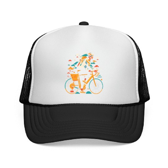 All Seasons Cyclist Gift Trucker Caps