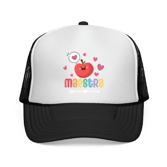 Maestra Bilingual Spanish Teacher team Trucker Caps