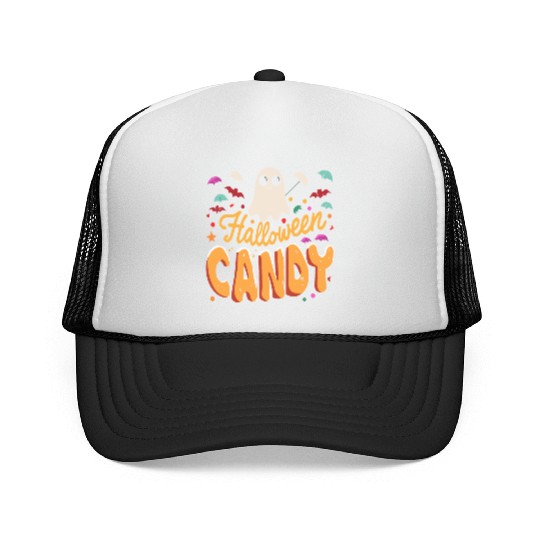Candy Halloween Trucker Caps