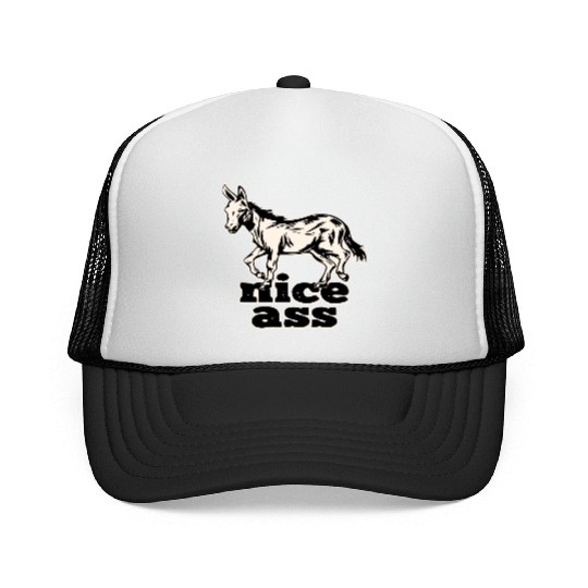 Nice Ass ©WhiteTigerLLC.Com LIKE US ON FACEBOOK Trucker Caps