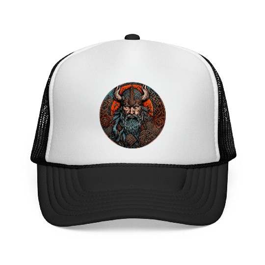 Viking / Odin / Thor / Celtic / Helmet / Nordic Trucker Caps