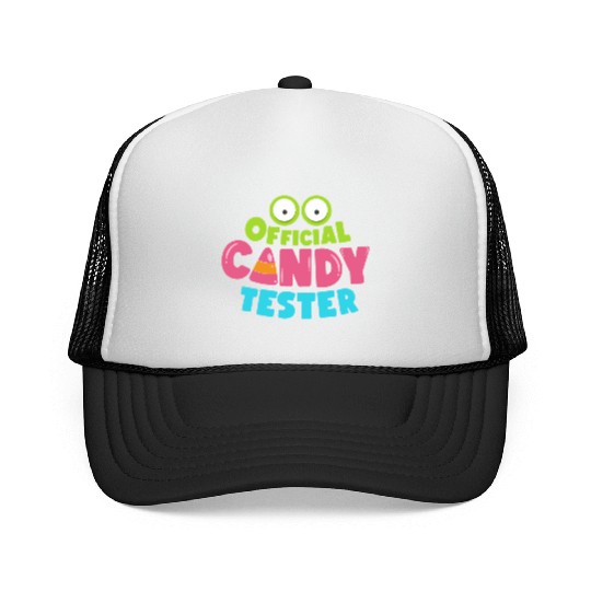 Halloween Official Candy Tester Trucker Caps