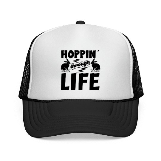 Bunny Owners Rabbit Lover Bunny Mom Bunny Dad Hopp Trucker Caps