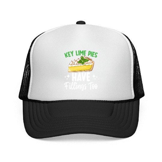 Key Lime Pie Lover Dessert Trucker Caps