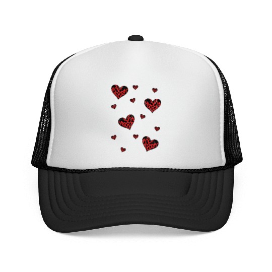Cow pattern heart farm animal love gift cow Trucker Caps