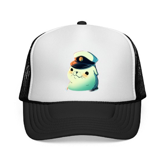 Seal Sailor Cap Boat Captain Cap Boating Seal Trucker Caps
