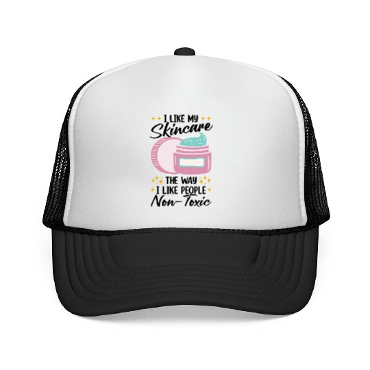 Esthetician Skincare Beauty Dermantologist Skin Trucker Caps
