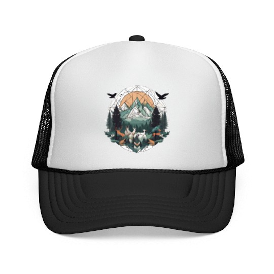 Geoforest Tapestry Trucker Caps