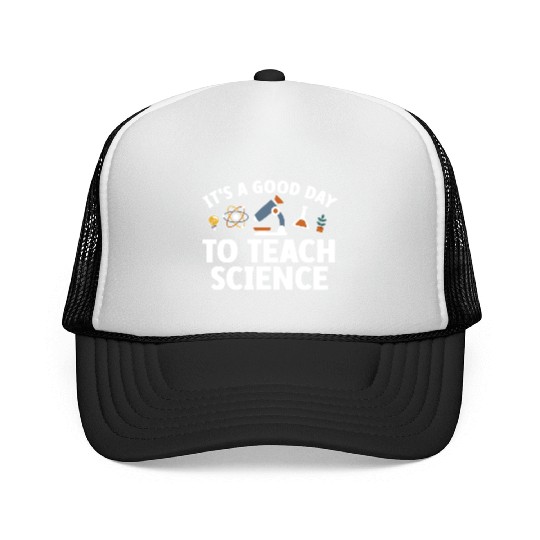 Funny Science Teacher Men Women Nerd Physics Teach Trucker Caps