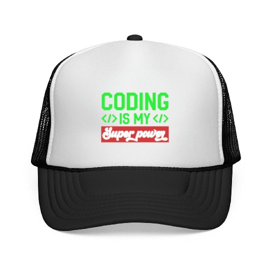 Funny Computer Programmer Computer Science Coding Trucker Caps