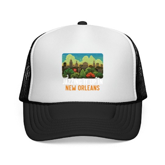 New Orleans Louisiana USA America United States Trucker Caps