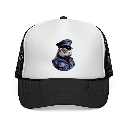 Chameleon police Trucker Caps