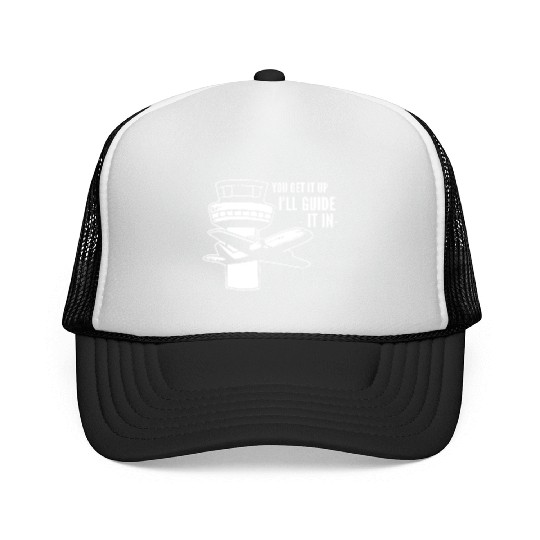 I'll Guide it Air Traffic Professionals Gift Trucker Caps