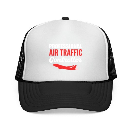 Professional Air Traffic Controller Ground Control Trucker Caps