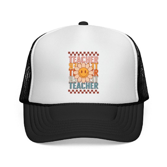 Elementary Teacher Trucker Caps, Teacher Teacher Teacher