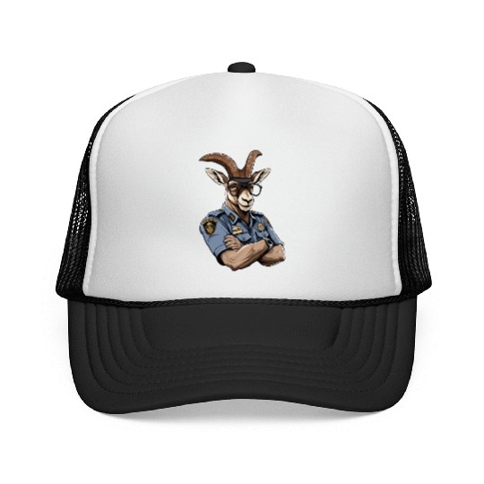 Police Capricorn Trucker Caps