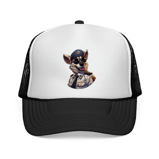 Police hyena Trucker Caps