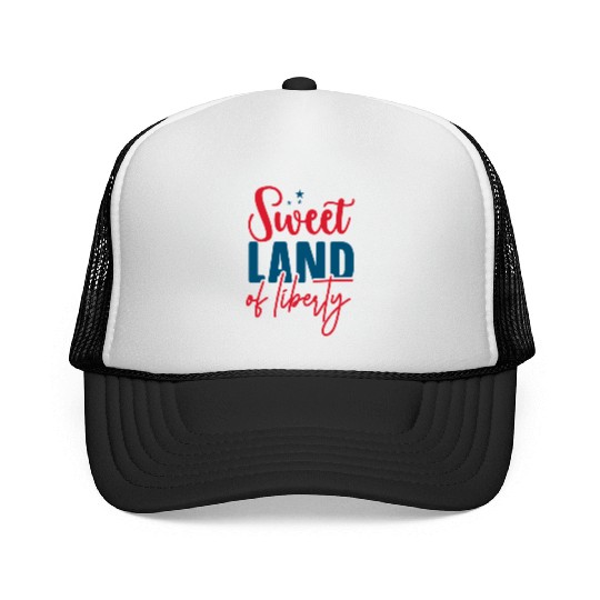 sweet land of liberty Trucker Caps