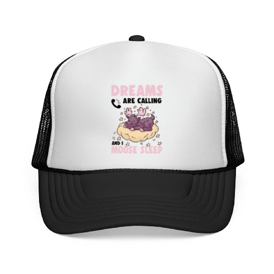 Dreams Are Calling Youth Cute Moose Trucker Caps
