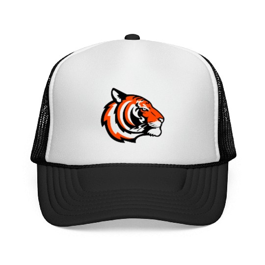 Colorful Tiger Head Trucker Caps