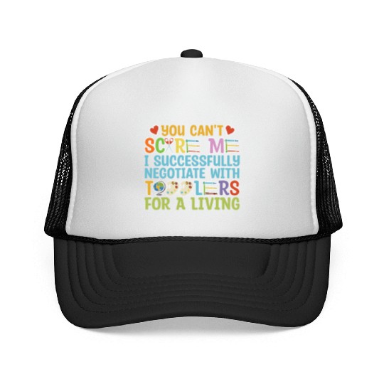 Daycare Teacher Funny Trucker Caps