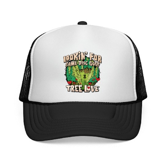 Looking For Some Disc Golf Tree Love For Men Women Trucker Caps