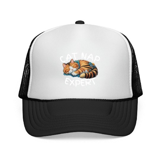 Cat Nap Expert Trucker Caps