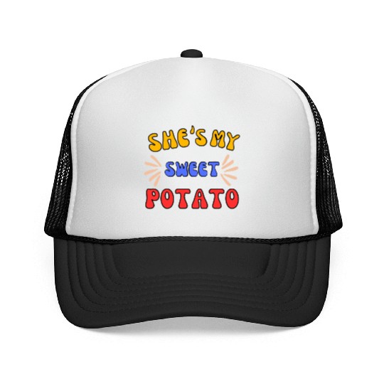She's My Sweet Potato Trucker Caps