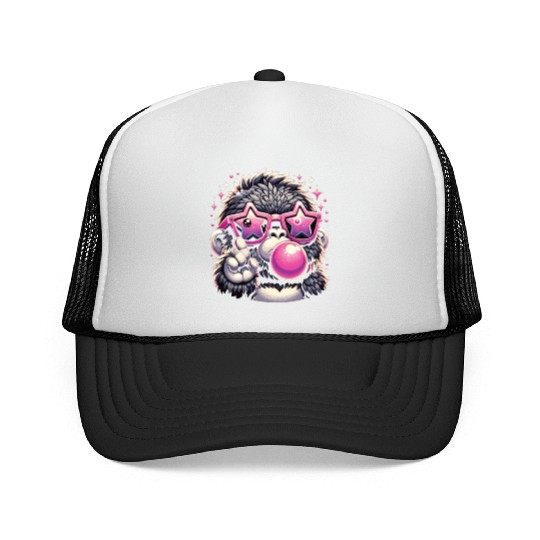 Gorilla With Sunglasses Trucker Caps
