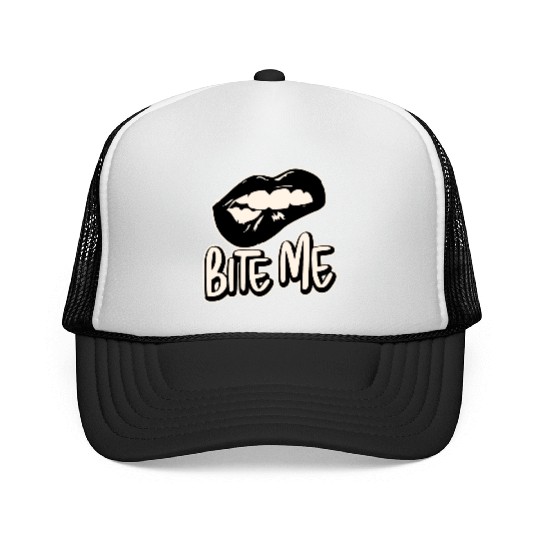 Bite Me ©WhiteTigerLLC.Com LIKE US ON FACEBOOK Trucker Caps